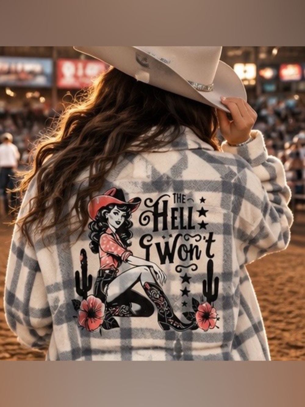 ❤️One of a kind 🧲The perfect plaid coat for your next rodeo 🤠